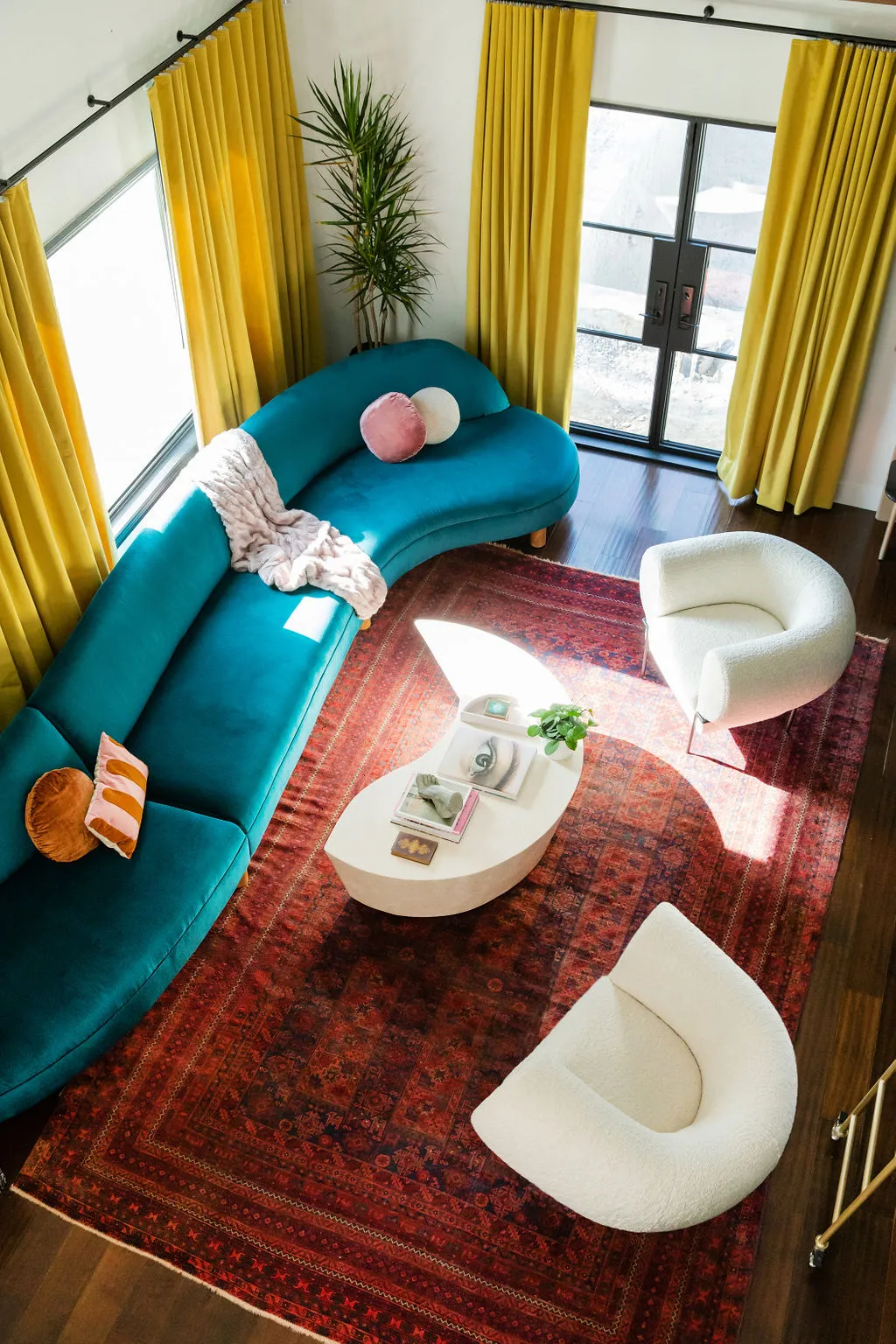 Bold colour interior