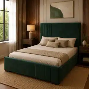 Slim Panel Bed – Forest Green | King (6x6)