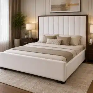 Slim Panel Bed – White | Double (4x6)