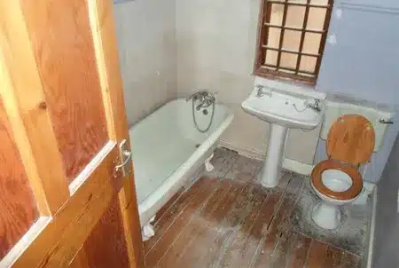 Toilet before renovation