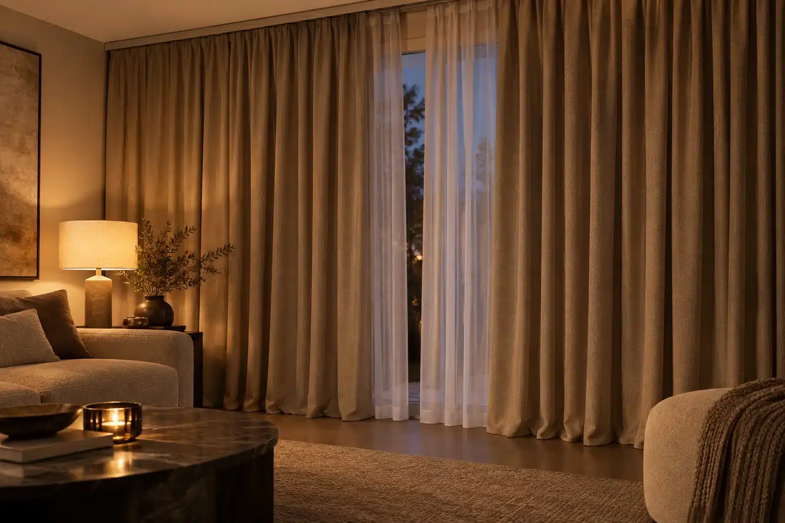 Sheer Curtains by Samar Interiors